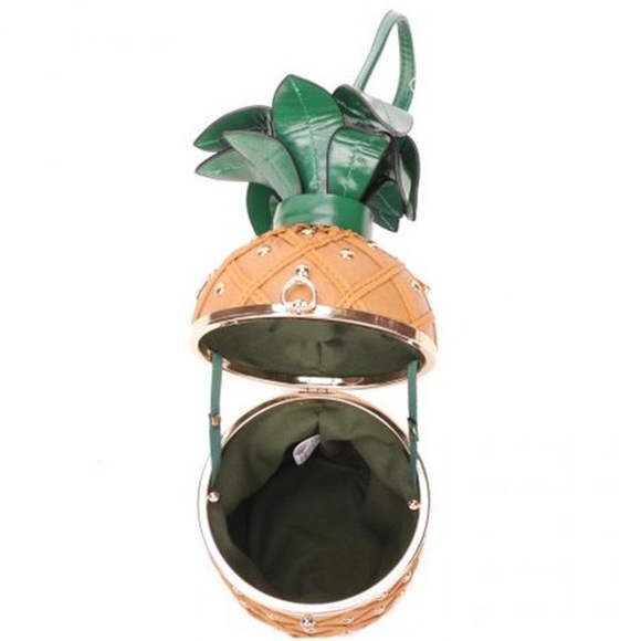 High Quality Key West By The Pool 3d Pineapple Bag Clutch Crossbody - Picture 3 of 13